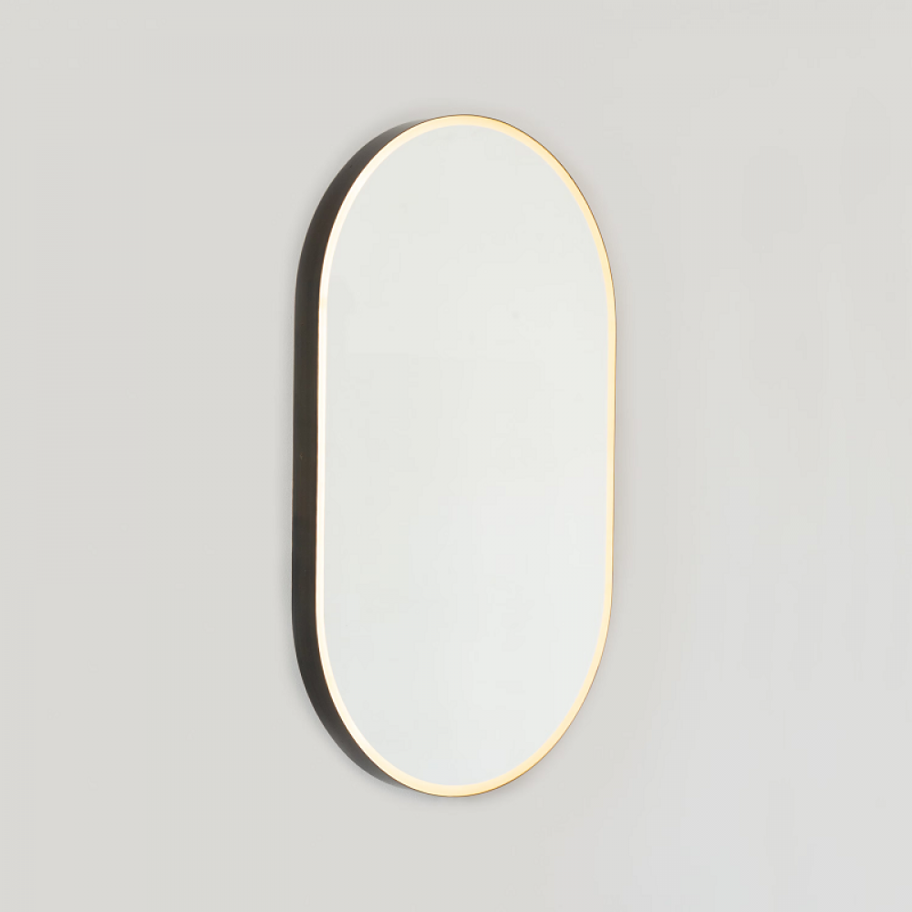 ENE-PL23 -Wholesale Pill Shaped LED Mirror with Adjustable Brightness