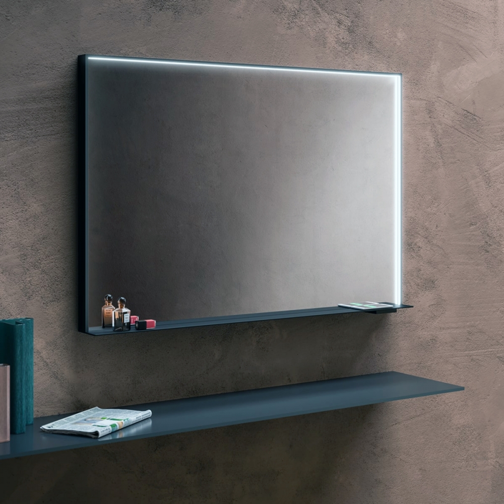 ENE-SF27 -Bathroom LED Mirror with Built-In Storage Shelf