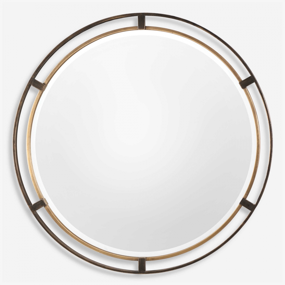 ENE-SFM019 -Round Special Framed Mirror for Elegant Hotel Lobbies