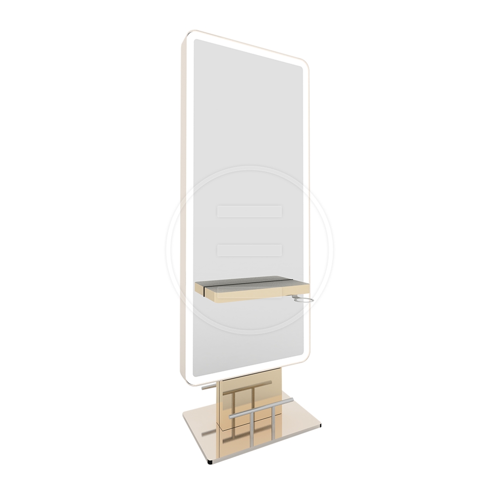 ENE-FSSM035 -Free-Standing Mirror with Smart Features for Salons