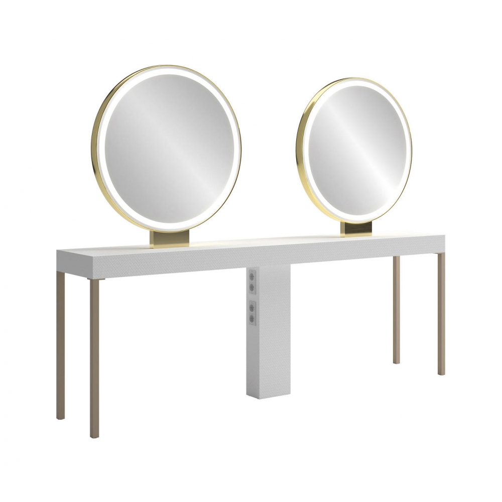 ENE-CSM024 -Framed Countertop Mirror with Anti-Fog Functionality