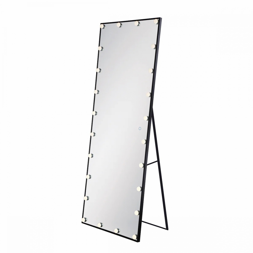 ENE-FSFL040 -  Lighted Full-Length Mirror with Elegant Beveled Edges