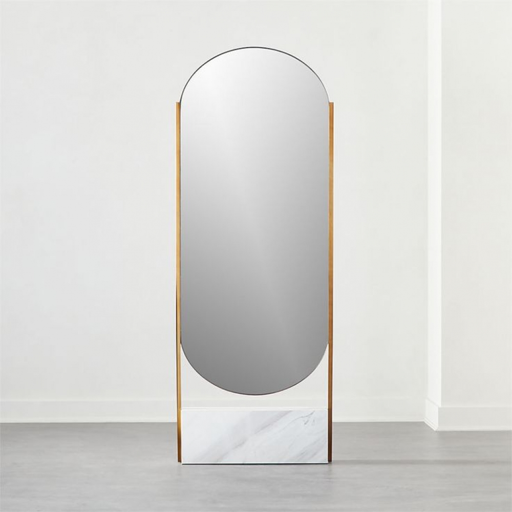 ENE-CUFL09 -Illuminated Full-Length Mirror with Sleek Aluminum Frame