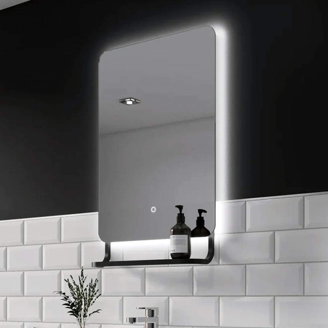 ENE-SF08 -Wholesale Shelf LED Mirror for Luxury Bathrooms