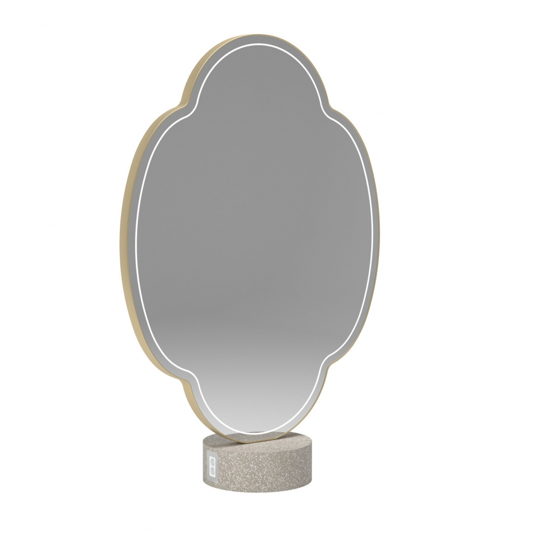 ENE-FSSM053 -Free-Standing Mirror with Smart Features for Salons