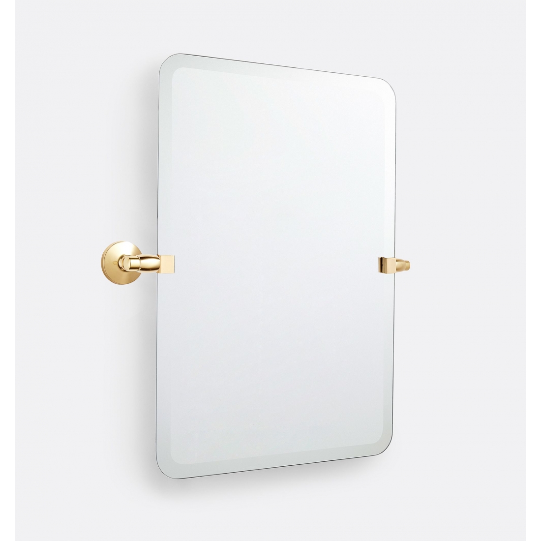 ENE-PFM047 -Pivoting Round Framed Mirror for Modern Bathroom