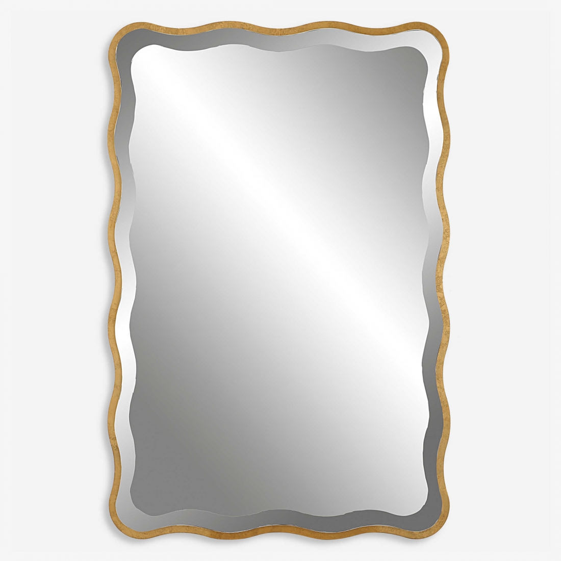 ENE-SFM076 -Wall Framed Mirror with Gold Frame