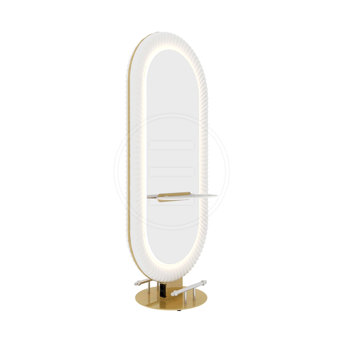 ENE-FSSM020 -Luxury Free-Standing Salon Mirror for Professional Stylists