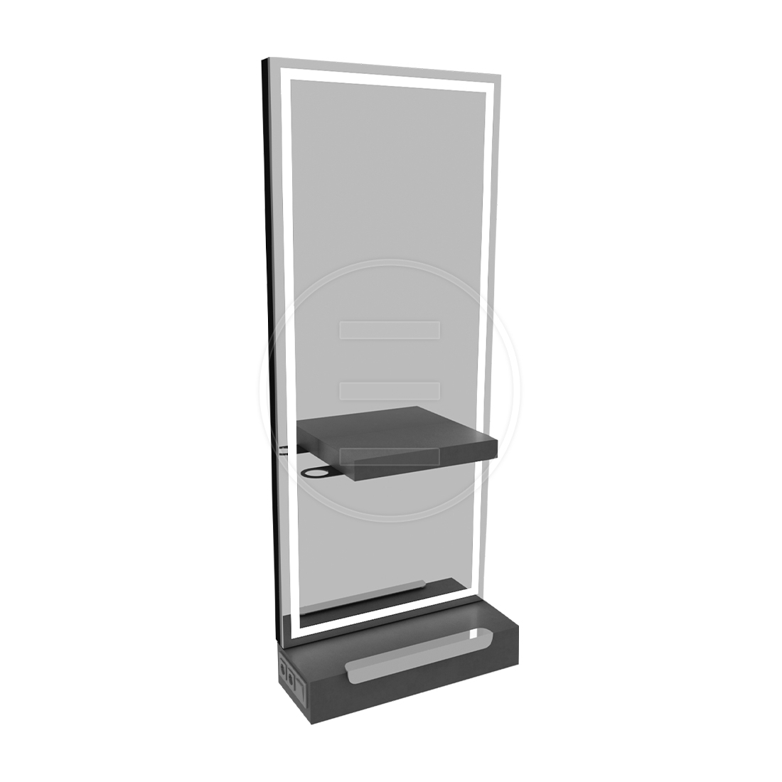 ENE-FSSM031 -Modern Free-Standing Salon Mirror for Showrooms