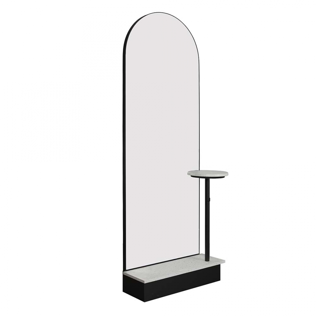 ENE-FSSM043 -Elegant Free-Standing Salon Mirror for High-End Retailers