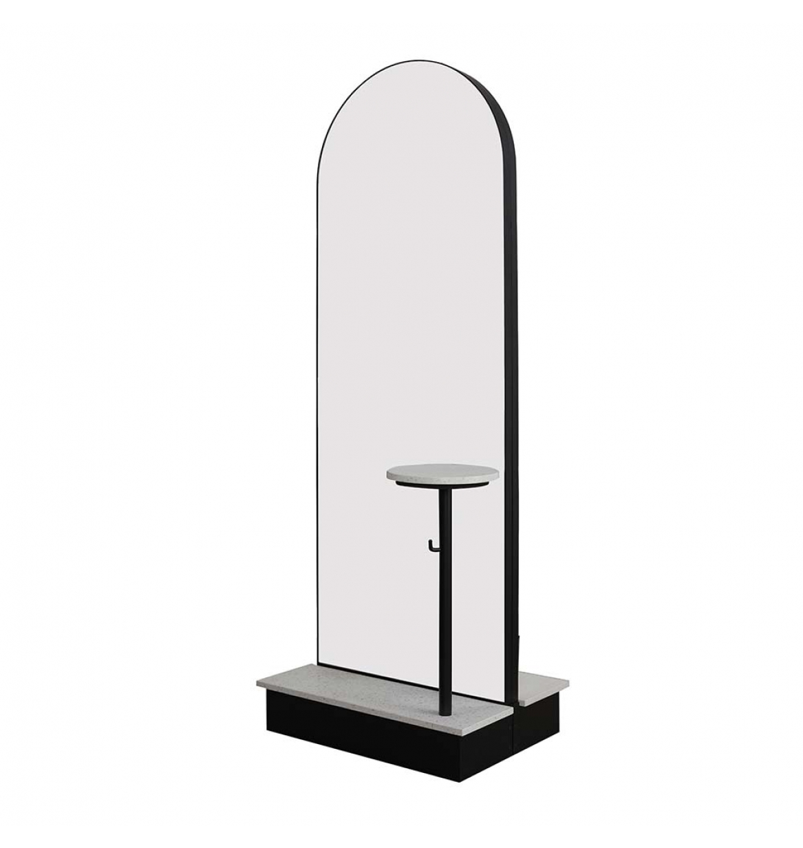 ENE-FSSM046 -Free-Standing Mirror with Adjustable Brightness for Beauty Salons