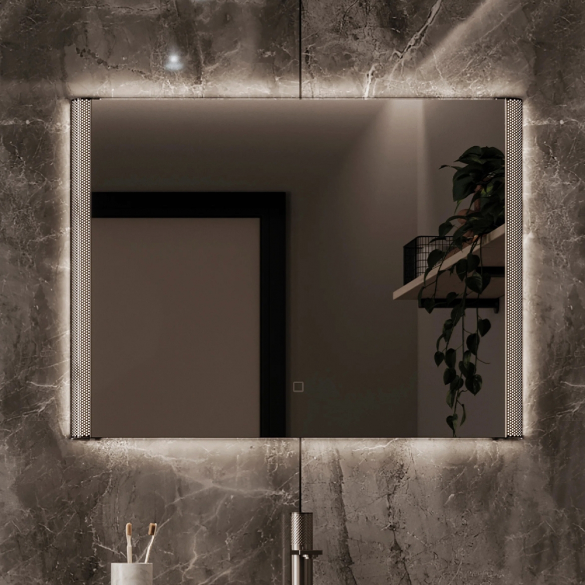 ENE-SC-44 -Customizable Special LED Cabinet Mirror for Bulk Purchase