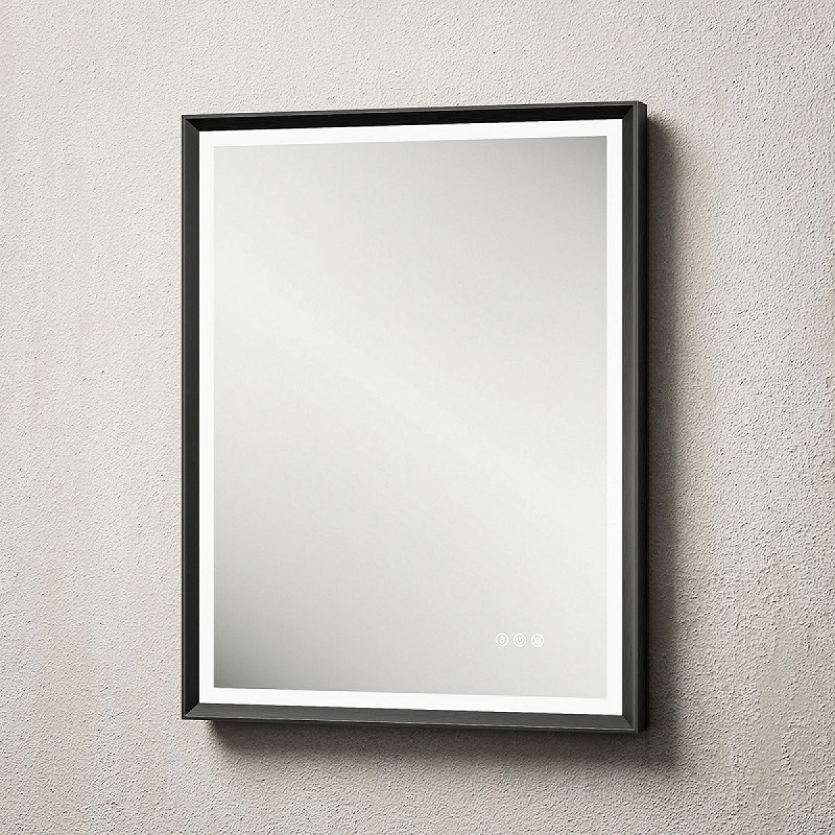 ENE-RC05 - Rectangular LED Bathroom Mirror with Touch Controls