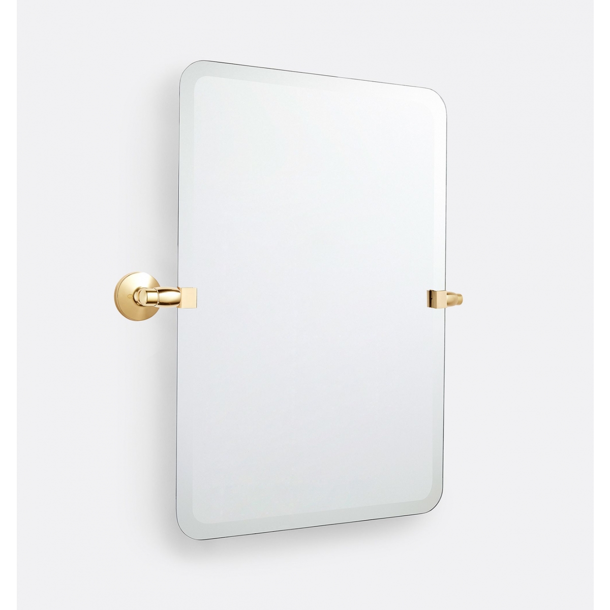 ENE-PFM047 -Pivoting Round Framed Mirror for Modern Bathroom