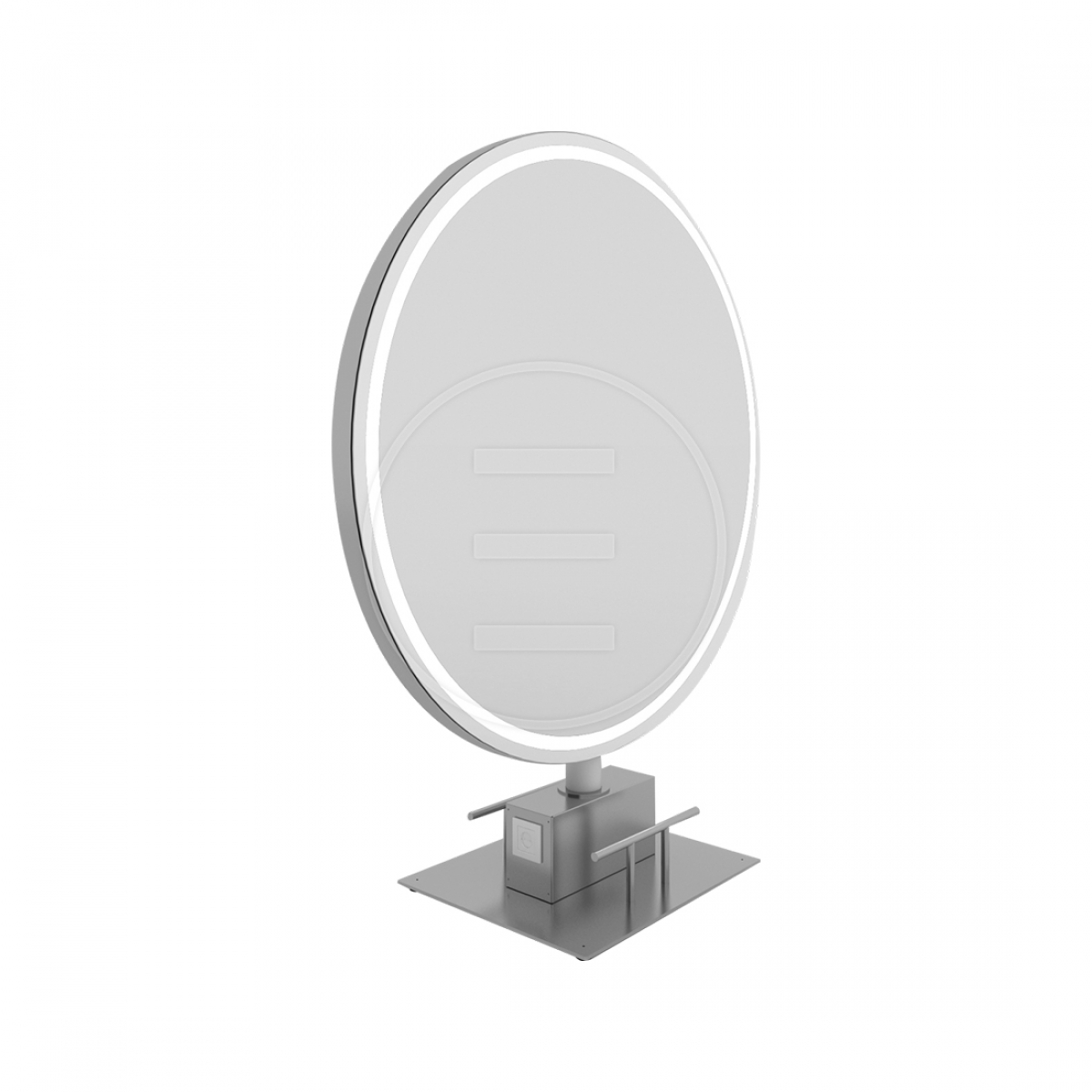 ENE-FSSM019 -Custom Free-Standing Salon Mirror with Unique Design