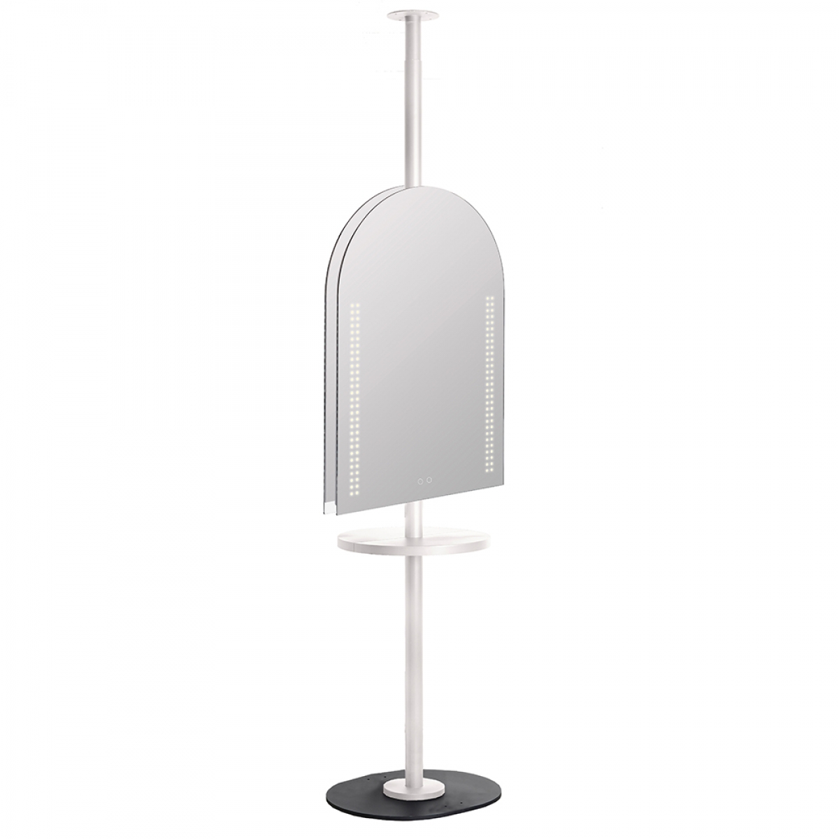 ENE-FSSM015 -Freestanding Mirror with Customizable Features for Salons