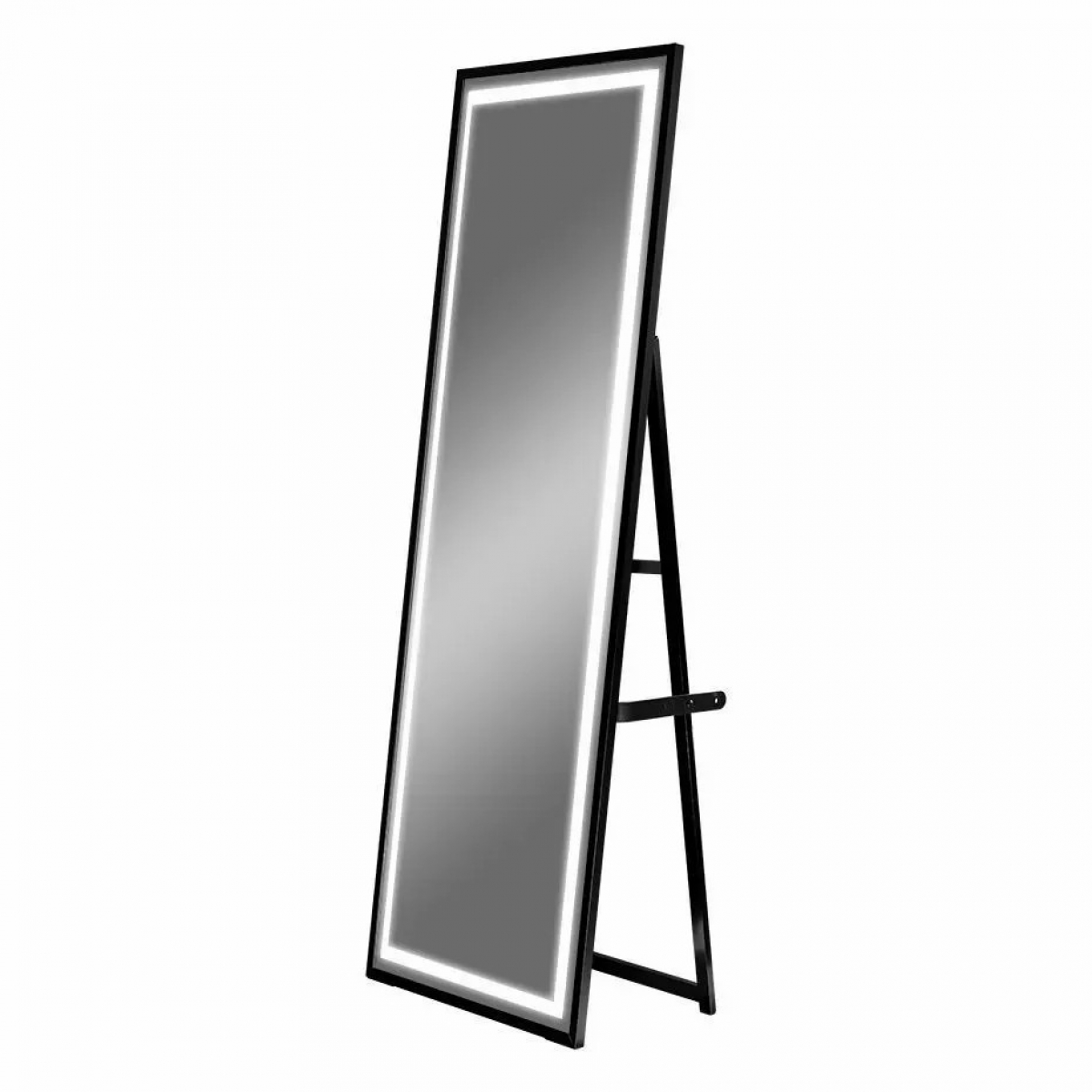 ENE-FSFL044 - LED Standing Mirror with Integrated Light Strip