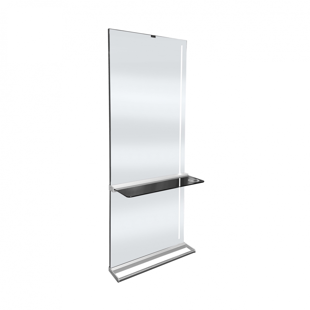 ENE-WMSM018 -Framed Wall-Mounted Salon Mirror for Beauty and Wellness Centers