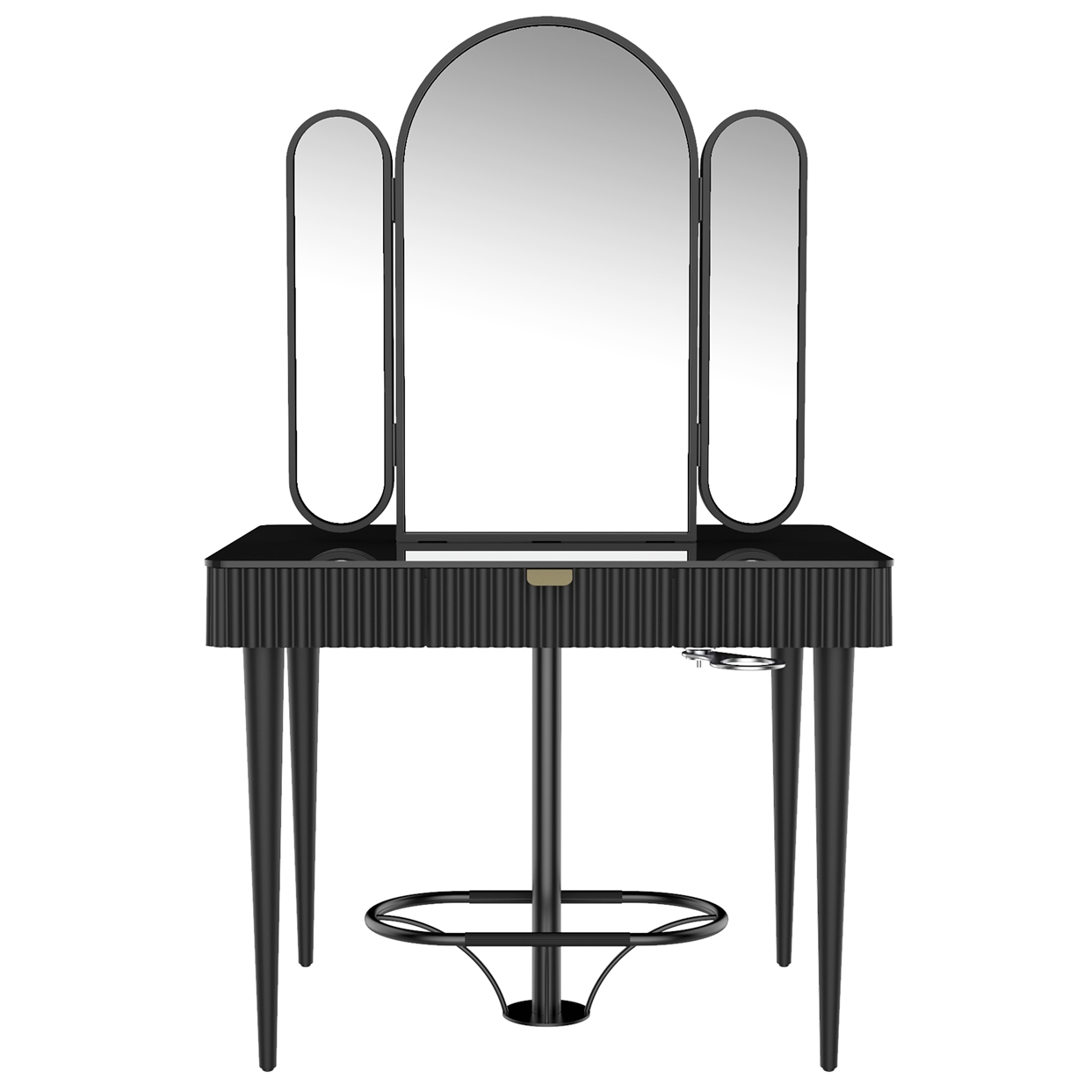 ENE-CSM045 -Stylish Countertop Mirror for Modern Salon Interiors