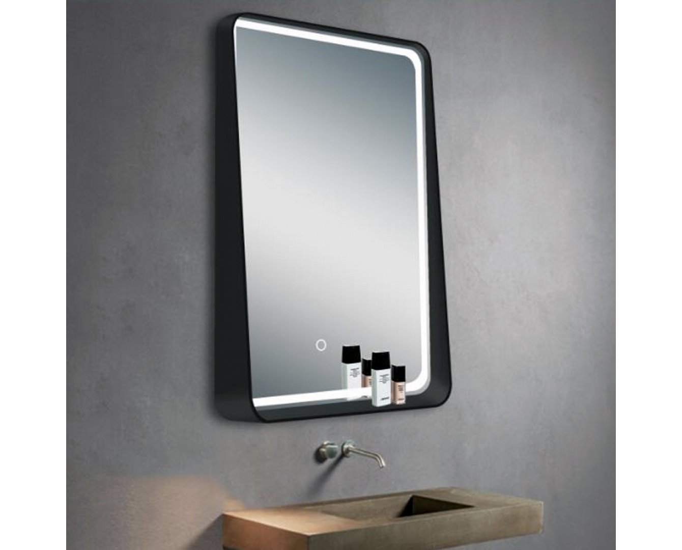 ENE-SF09 -Commercial LED Mirror with Storage Shelf