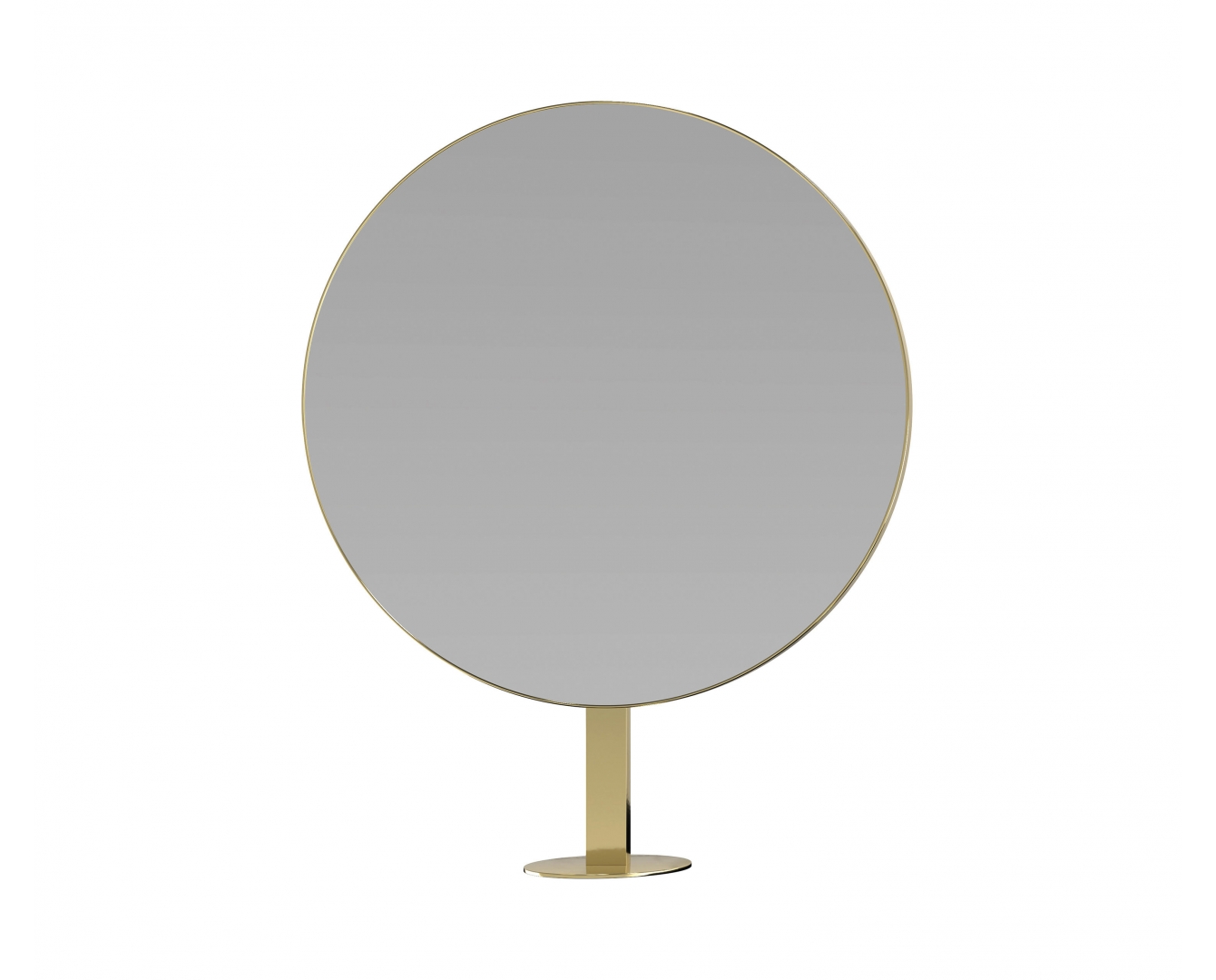 ENE-FSSM05 -Free-Standing Mirror with Built-In Storage for Beauty Salons