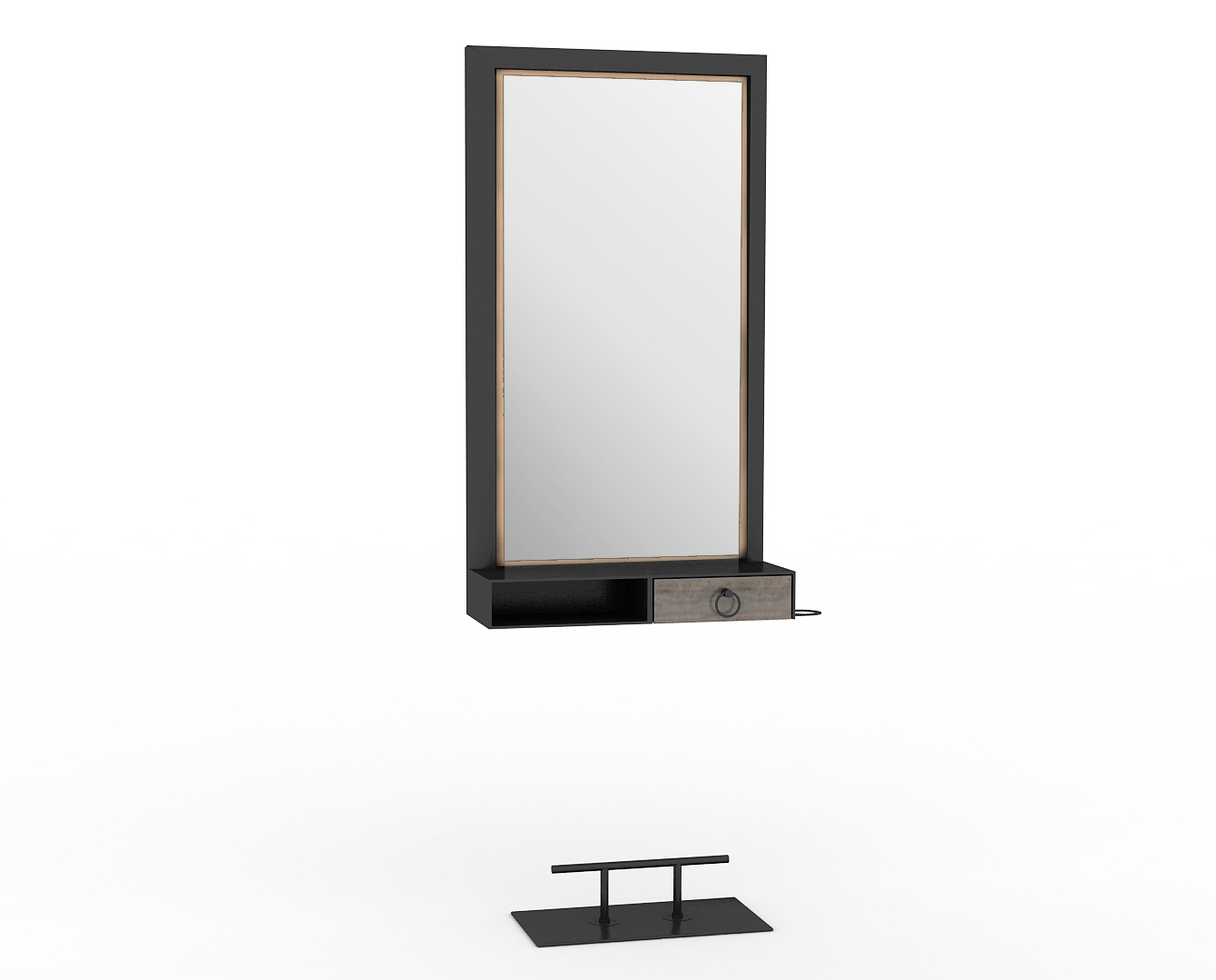 ENE-CSM03 -Multi-Functional Countertop Mirror with Dual-Sided View