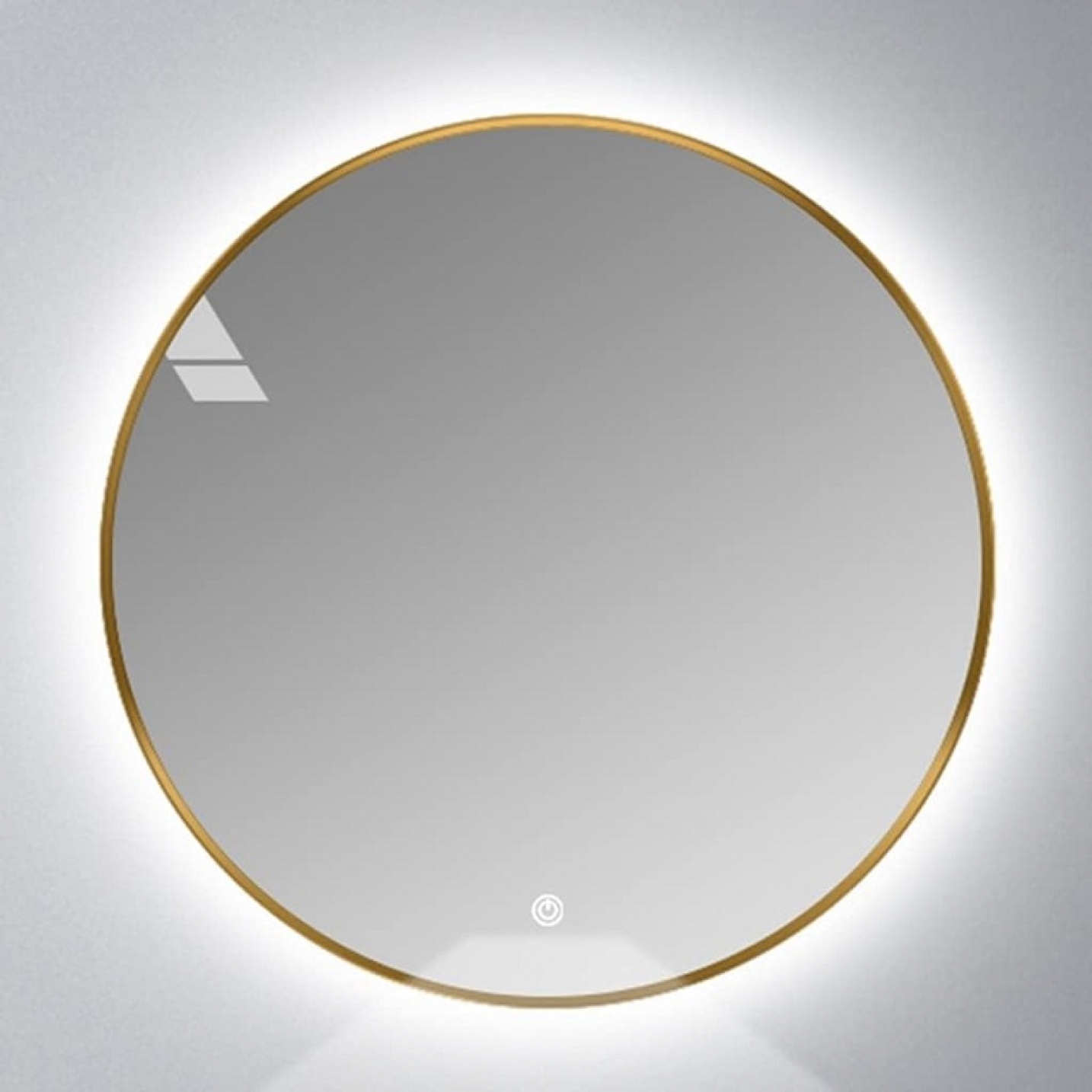 ENE-RD3 -Round LED Mirror for Bathroom Use with Adjustable Lighting