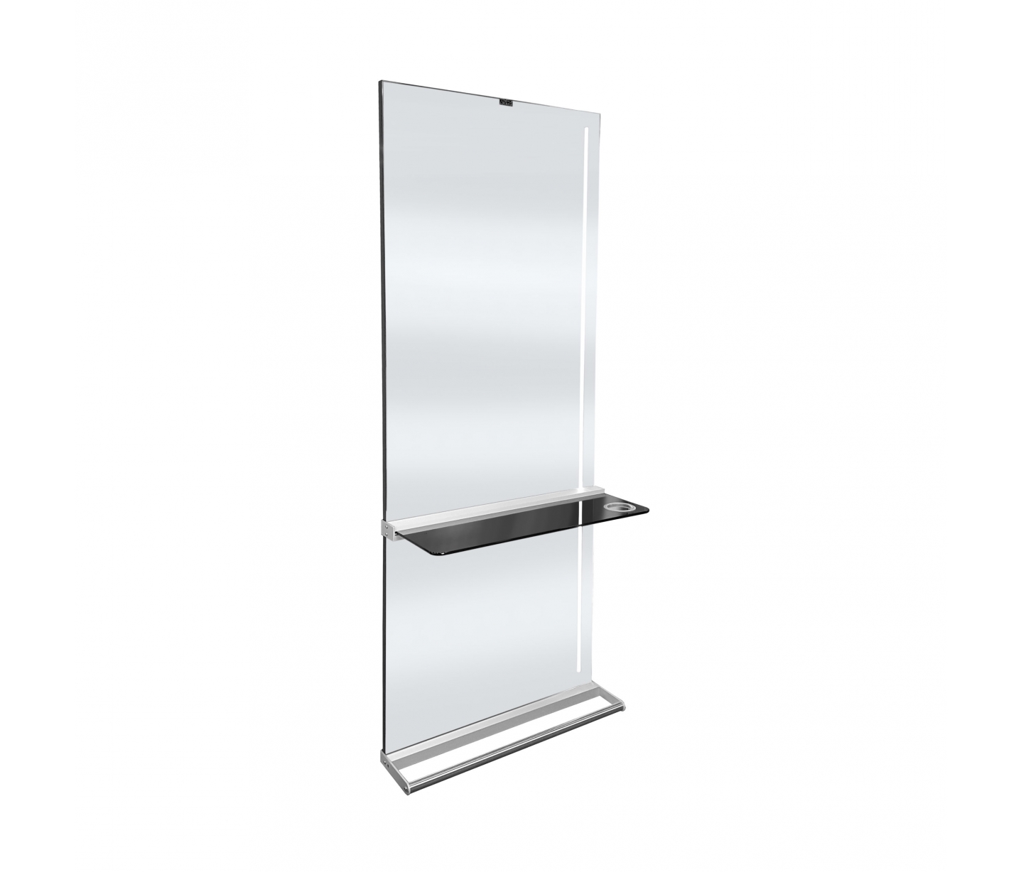 ENE-WMSM018 -Framed Wall-Mounted Salon Mirror for Beauty and Wellness Centers