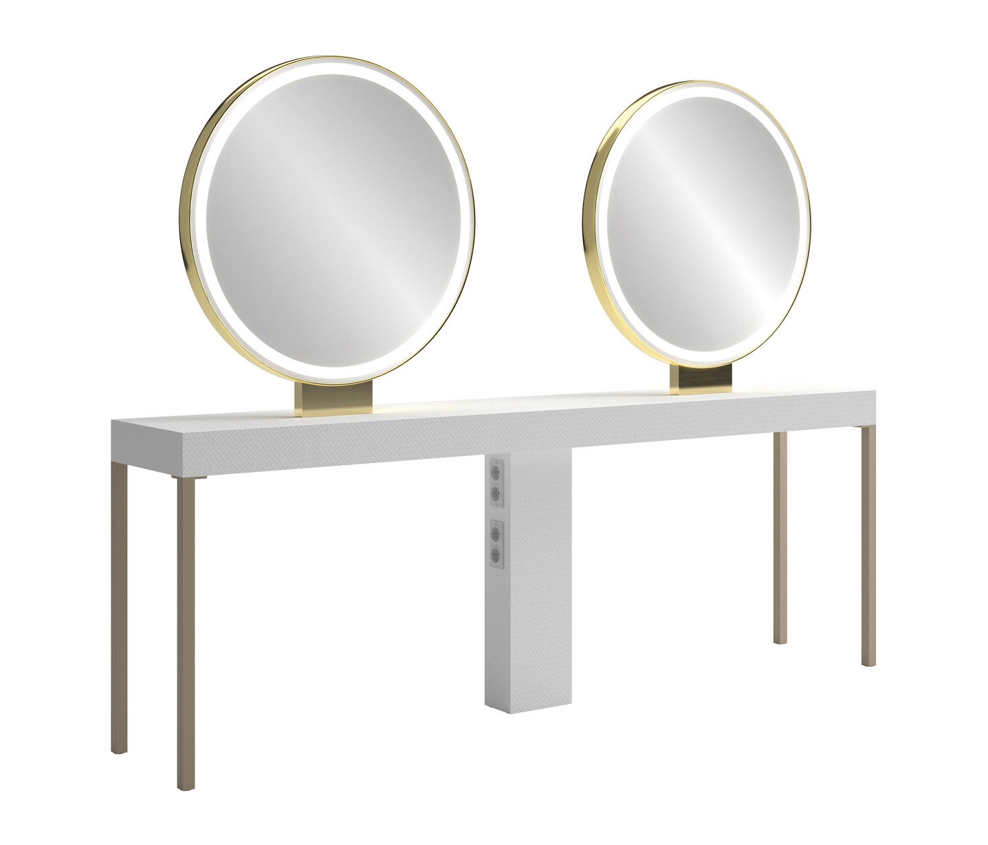 ENE-CSM024 -Framed Countertop Mirror with Anti-Fog Functionality