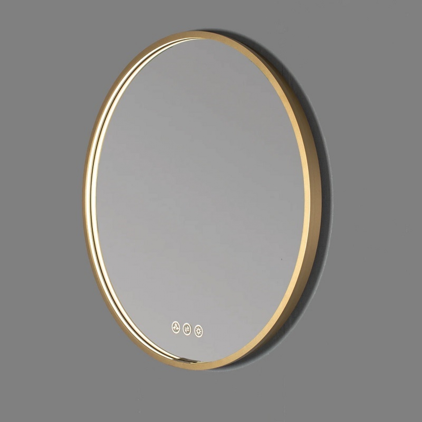 ENE-RD11 -Round LED Mirror for Commercial Bathrooms with Custom Options