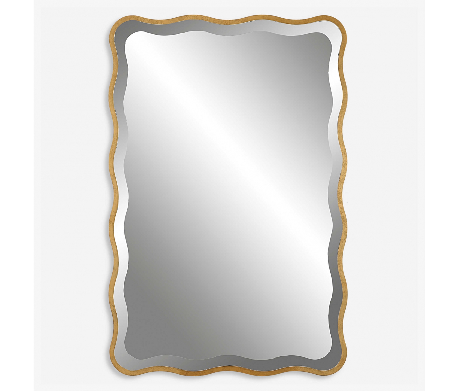 ENE-SFM076 -Wall Framed Mirror with Gold Frame