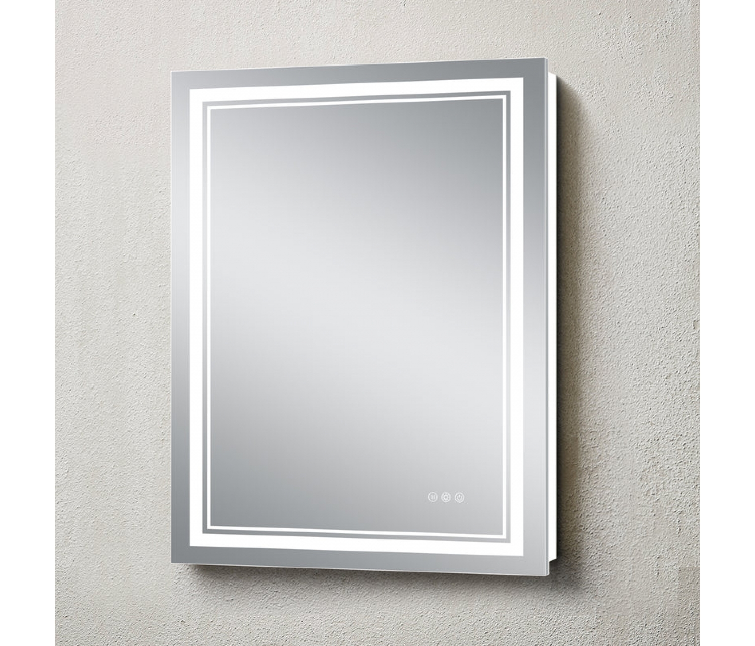 ENE-RC03 - Energy-Efficient Rectangular LED Bathroom Mirror