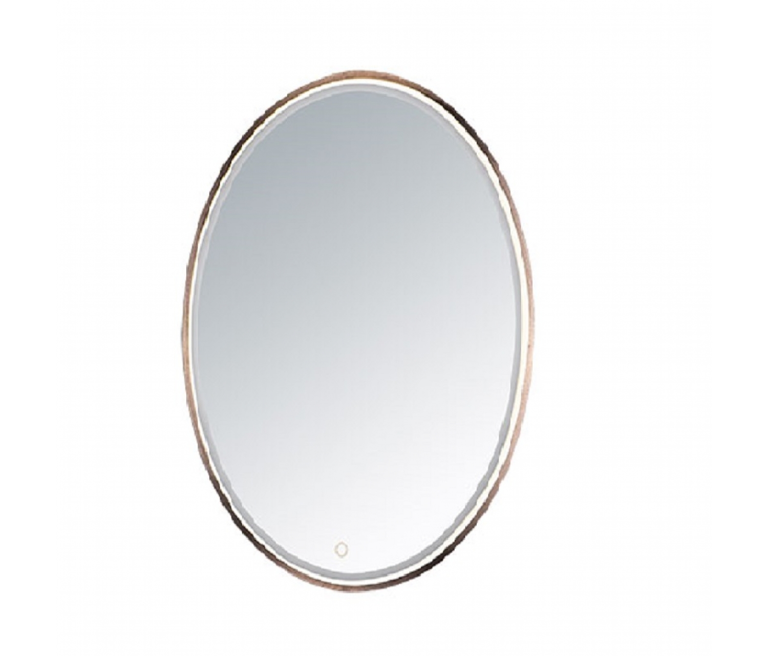 ENE-OV09 -Oval LED Mirror with Anti-Fog Technology for Commercial Spaces