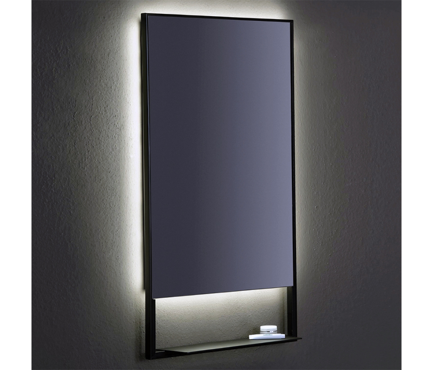 ENE-SF18 -LED Mirror with Storage Shelf for Luxury Hotels