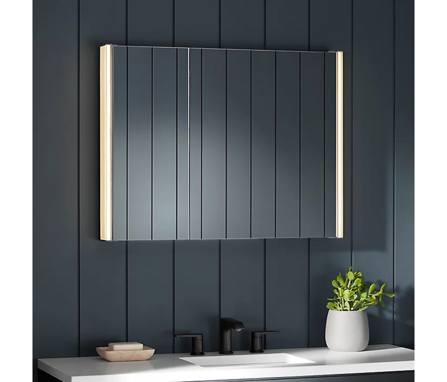 ENE-SC-11 -Slim Special LED Cabinet Mirror for Compact Bathrooms