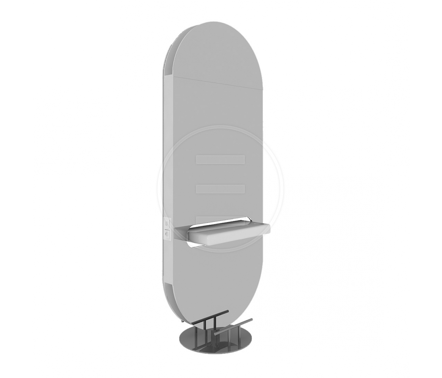 ENE-FSSM028 -Free-Standing Mirror for High-End Retail Spaces