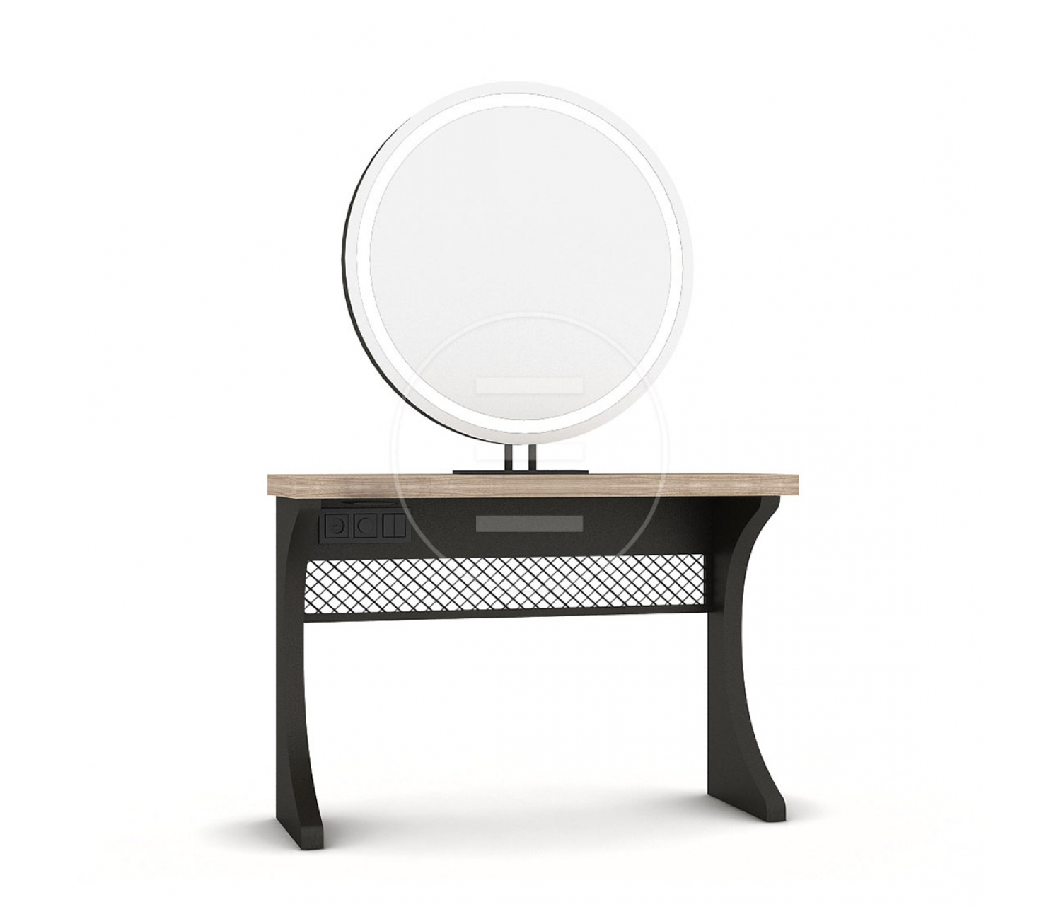 ENE-CSM037 -Luxury Countertop Mirror for High-End Salons