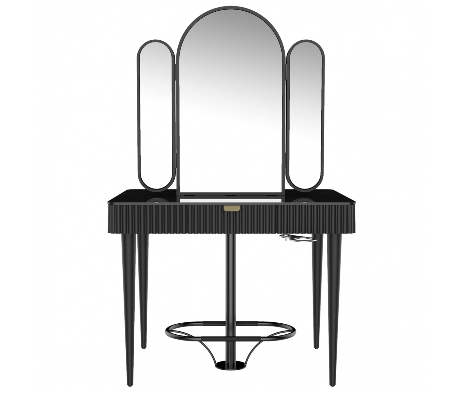 ENE-CSM045 -Stylish Countertop Mirror for Modern Salon Interiors