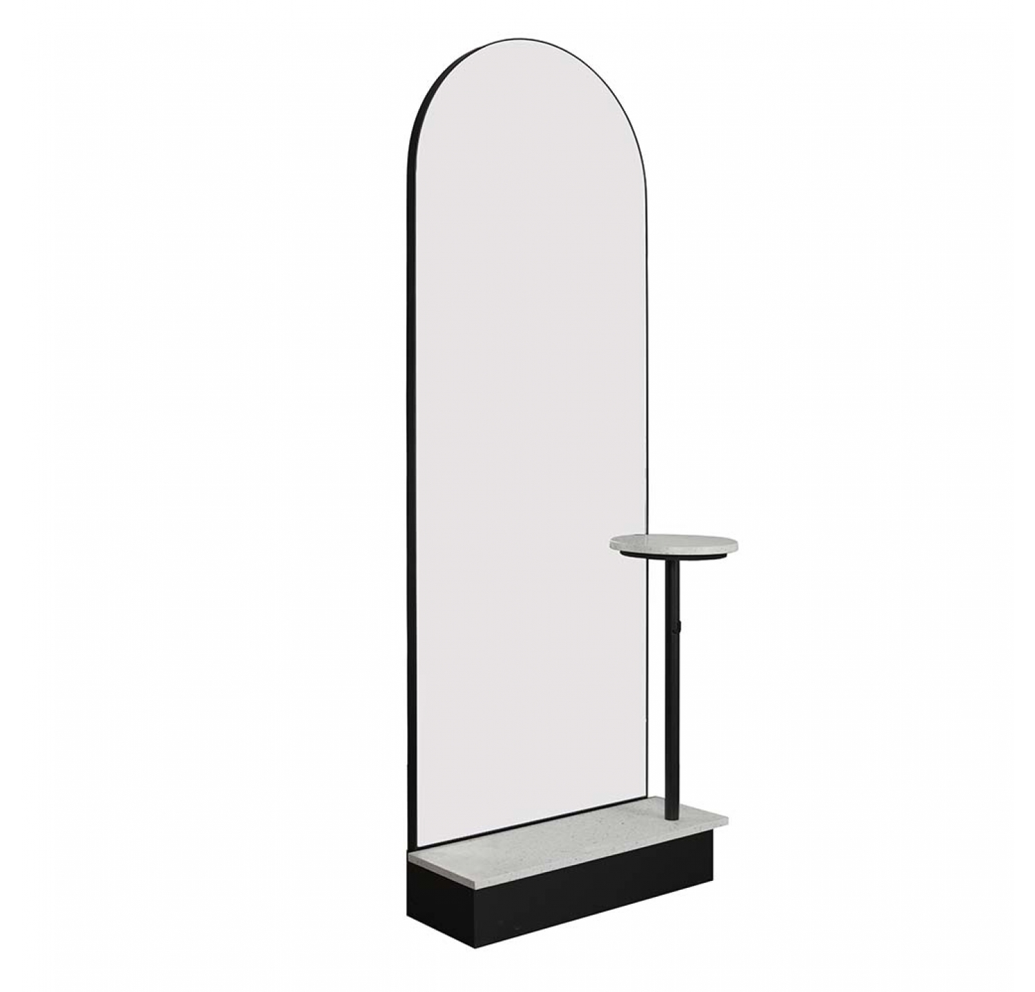 ENE-FSSM043 -Elegant Free-Standing Salon Mirror for High-End Retailers