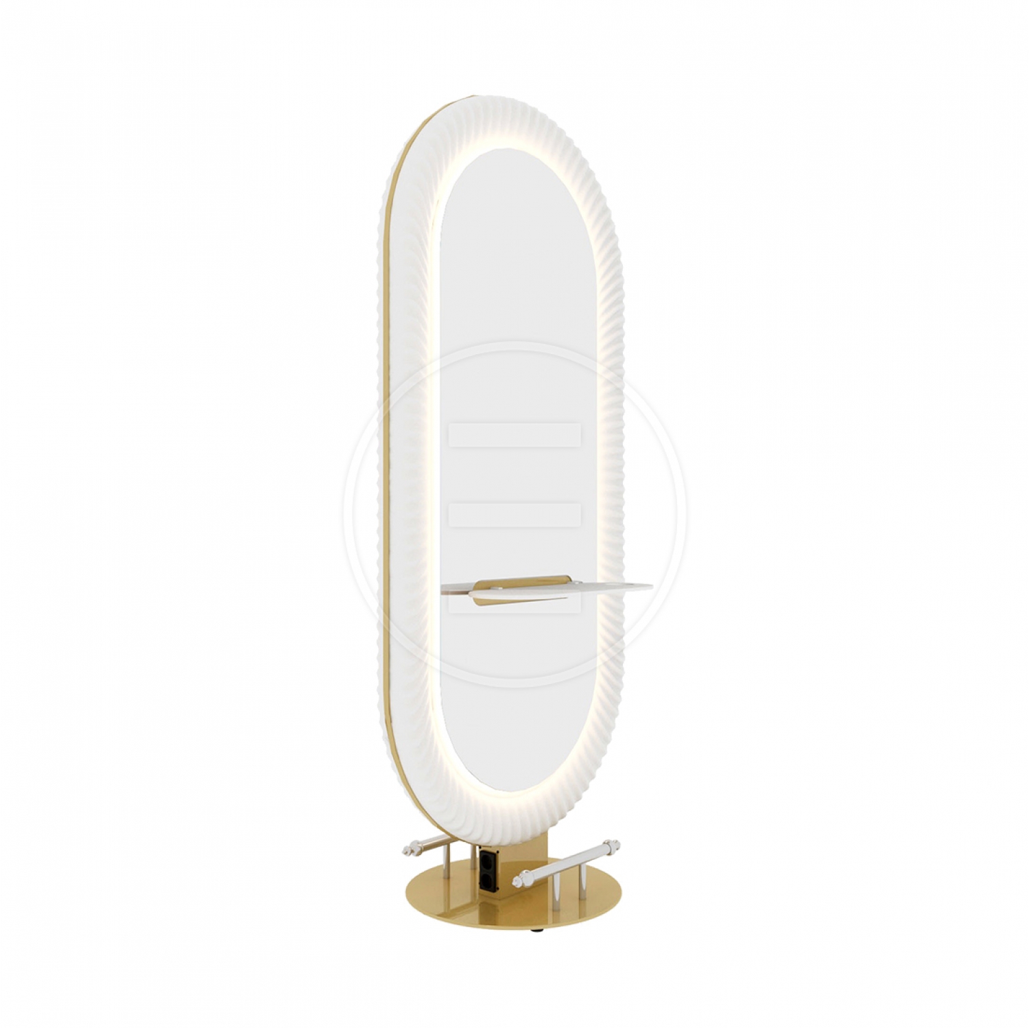 ENE-FSSM021 -Free-Standing Salon Mirror for Exclusive Hotel Suites