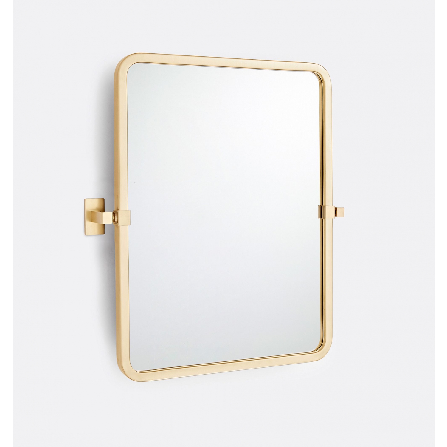 ENE-PFM054 -Pivoting Framed Mirror with Decorative Gold Frame for Luxury