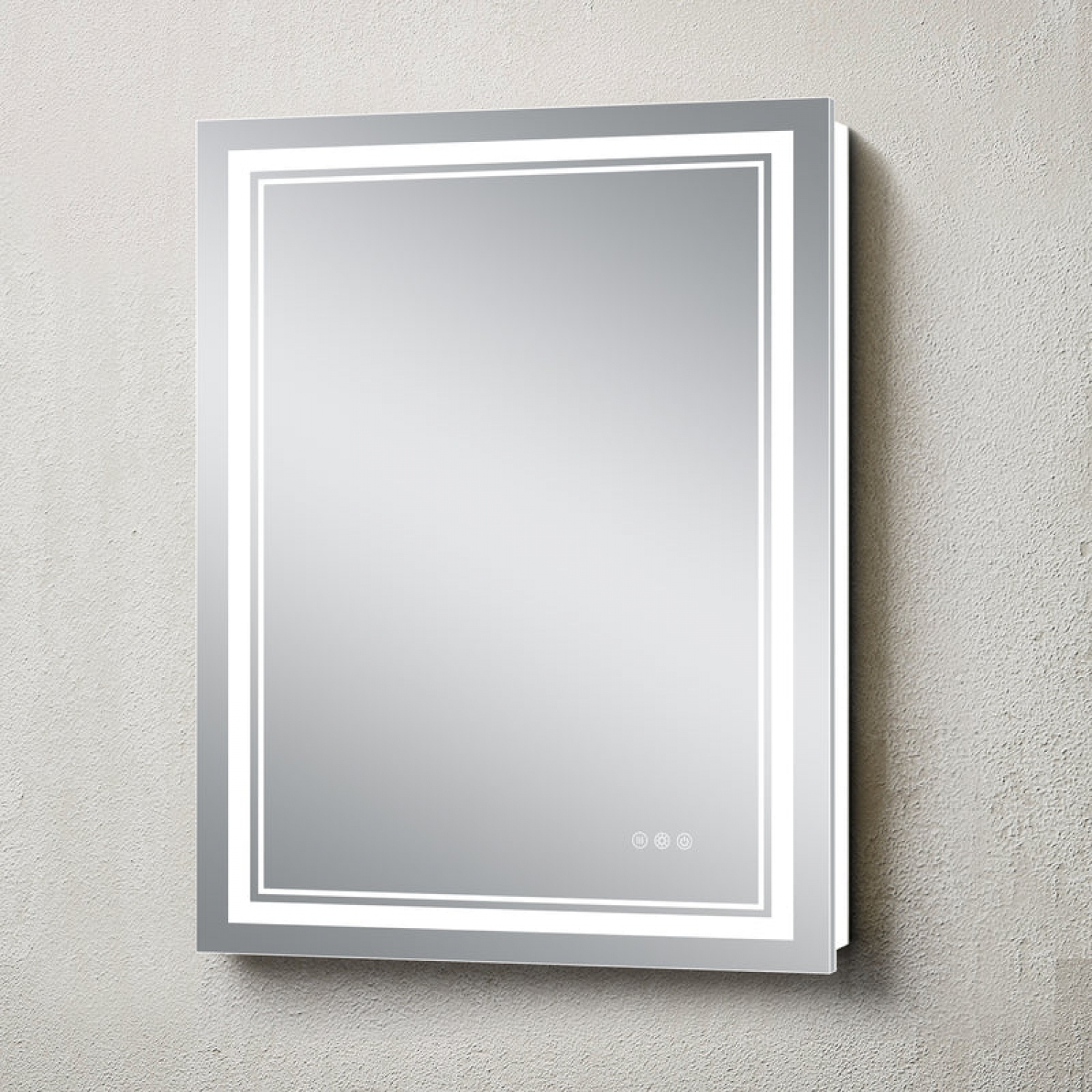 ENE-RC03 - Energy-Efficient Rectangular LED Bathroom Mirror