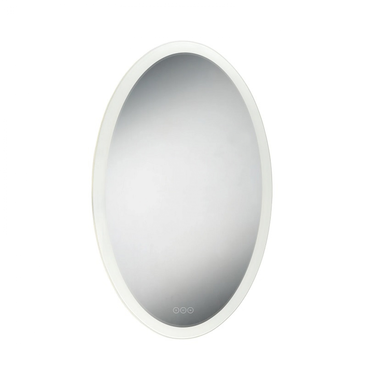 ENE-OV03 -Oval LED Mirror for Spa and Salon Use with Touch Control