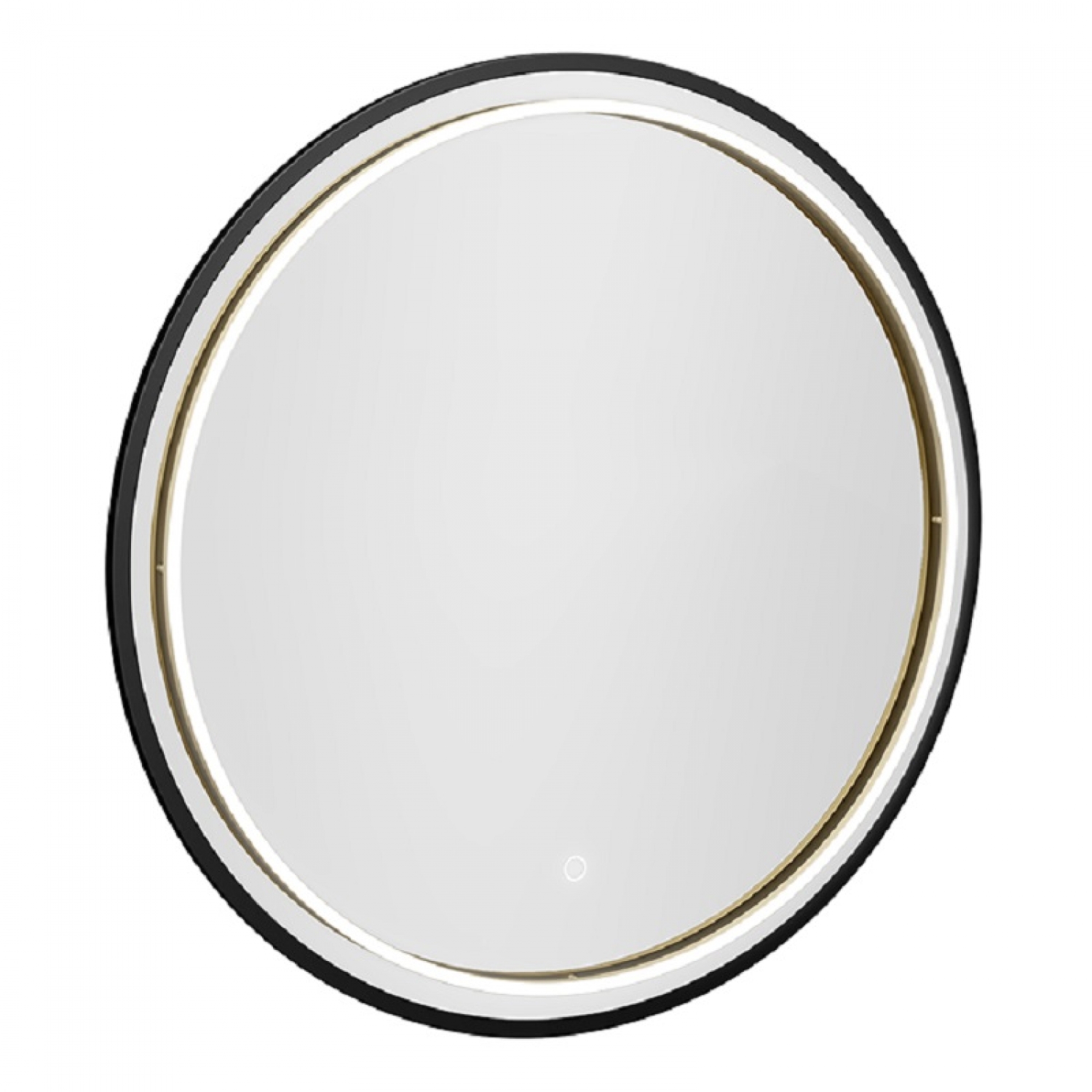 ENE-RD15 -Round LED Mirror with Touch Screen for Modern Luxury Bathrooms