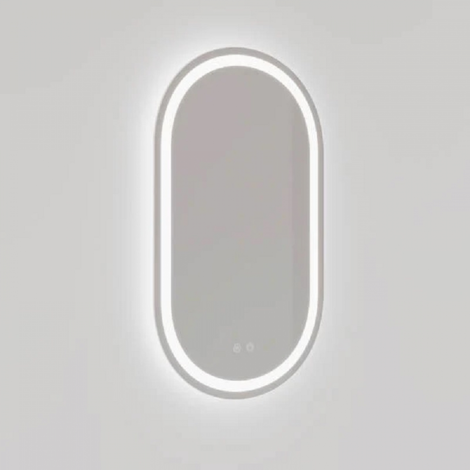 ENE-PL04 -Pill Shaped LED Mirror Wholesale for Luxury Hotels