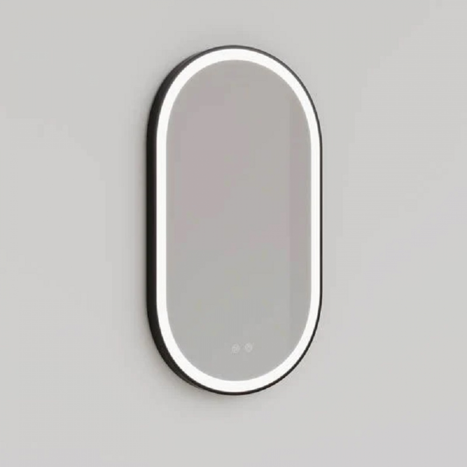 ENE-PL07 -Pill LED Mirror with Defogger for Hospitality Industry