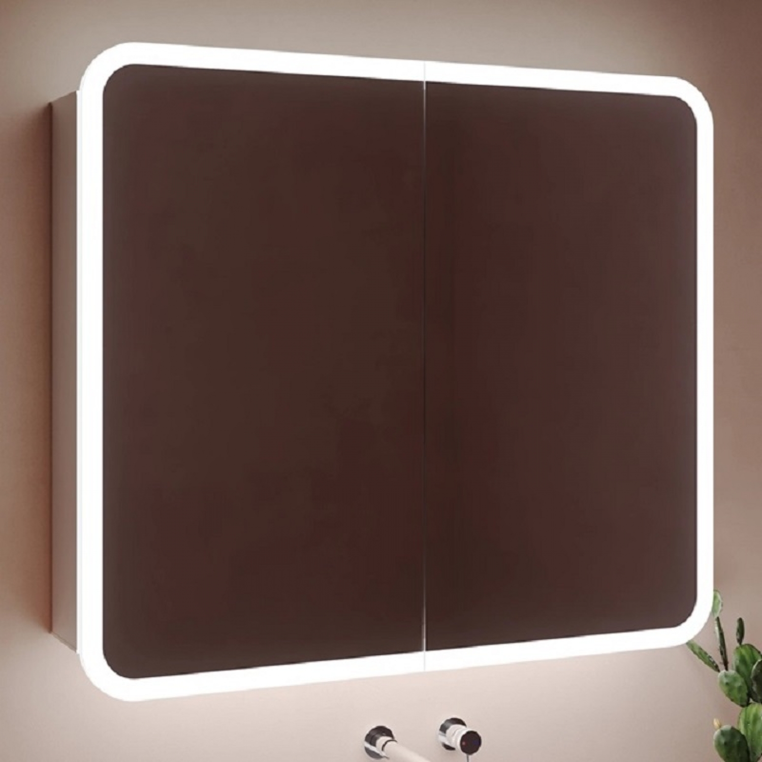 ENE-S-MC10 -Medicine Cabinet Mirror with Frameless Design