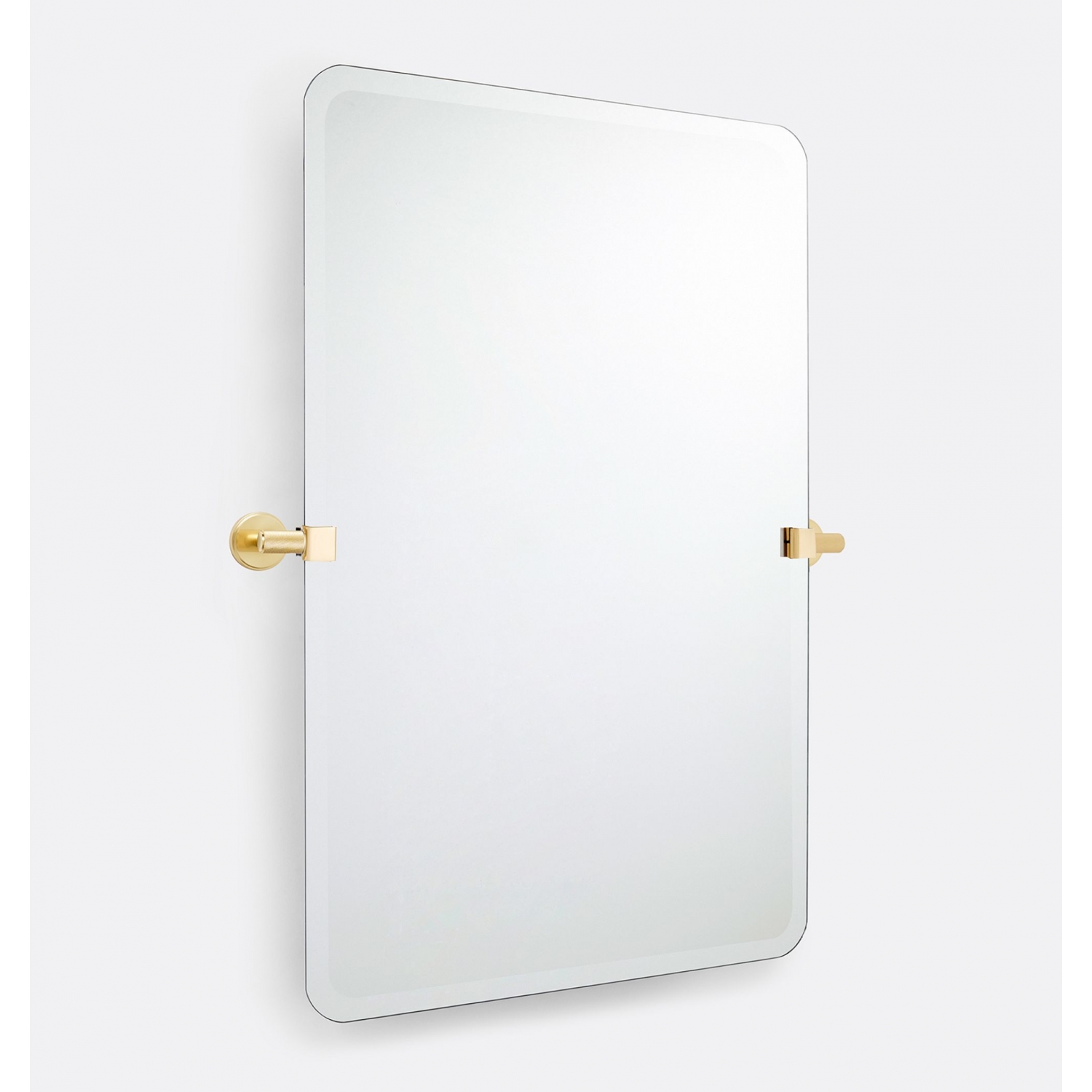 ENE-PFM041 -Pivoting Rectangular Framed Mirror for Commercial Use