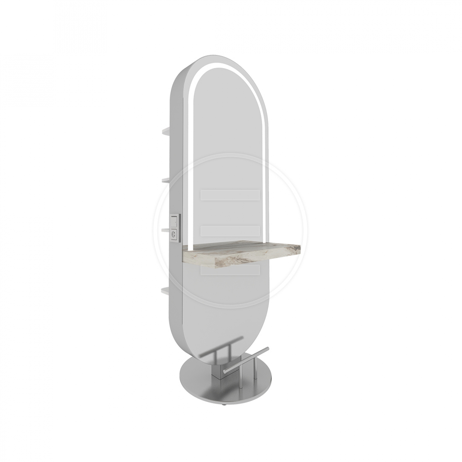 ENE-FSSM023 -Full-Length Salon Mirror with Integrated LED Technology