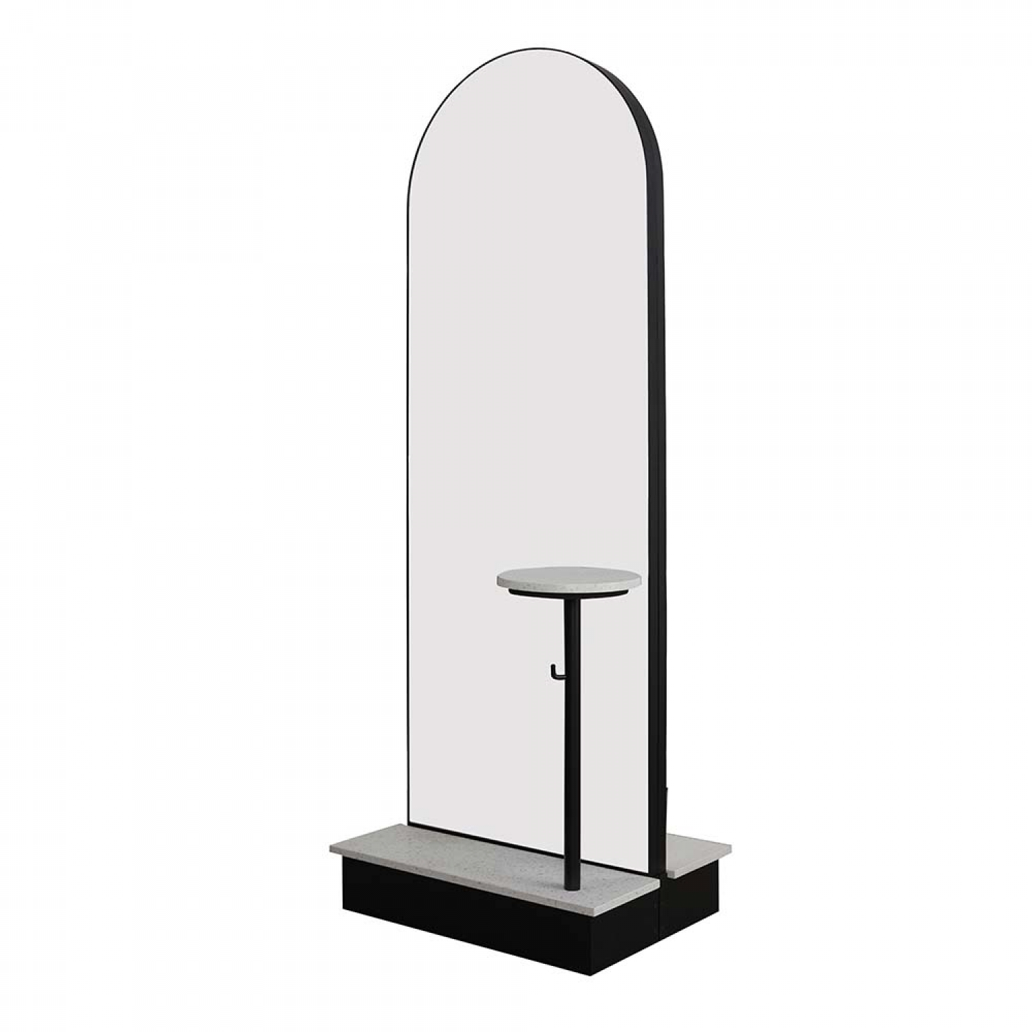 ENE-FSSM046 -Free-Standing Mirror with Adjustable Brightness for Beauty Salons